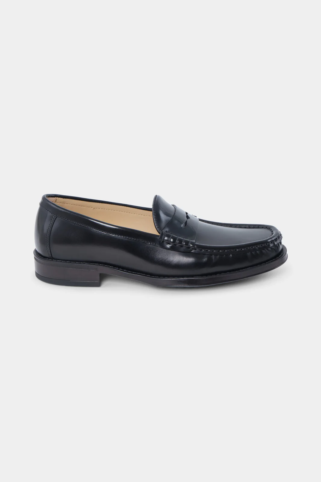 Mocassins en cuir glacé - Noir - Image 5