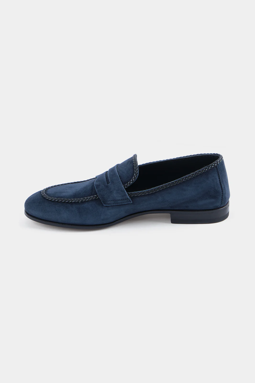 Mocassins en daim - Marine - Image 4