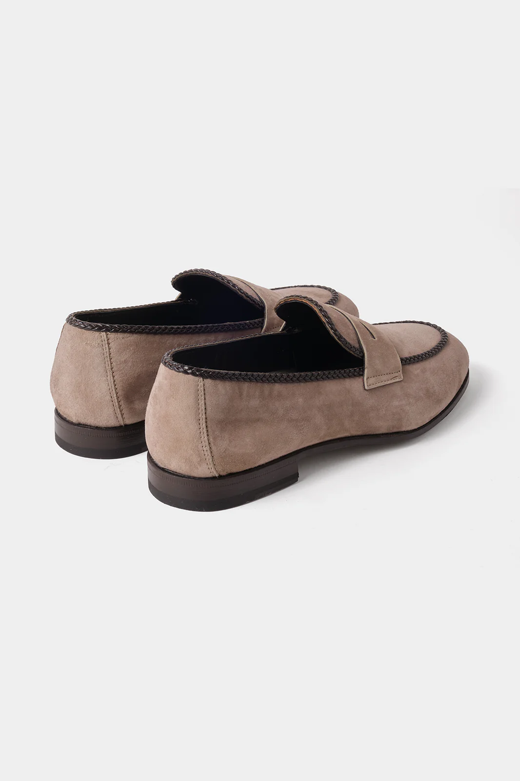 Mocassins en daim - Taupe - Image 3
