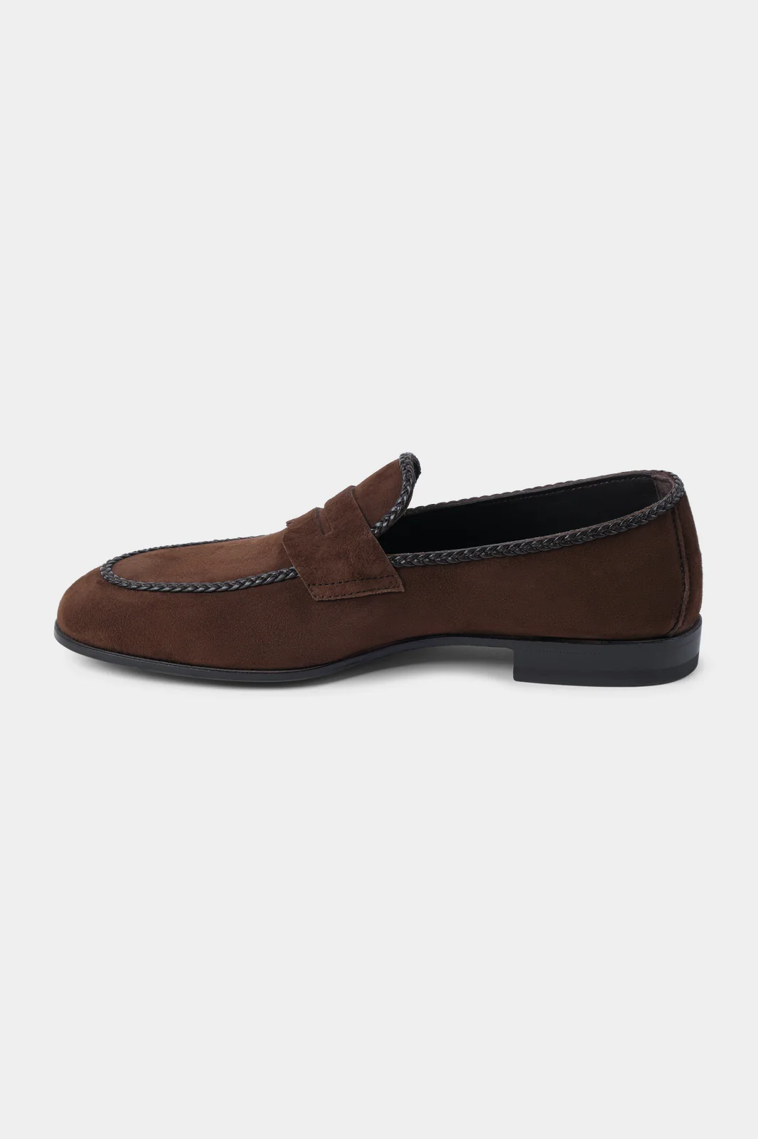 Mocassins en peau penny loafer - Marron - Image 5