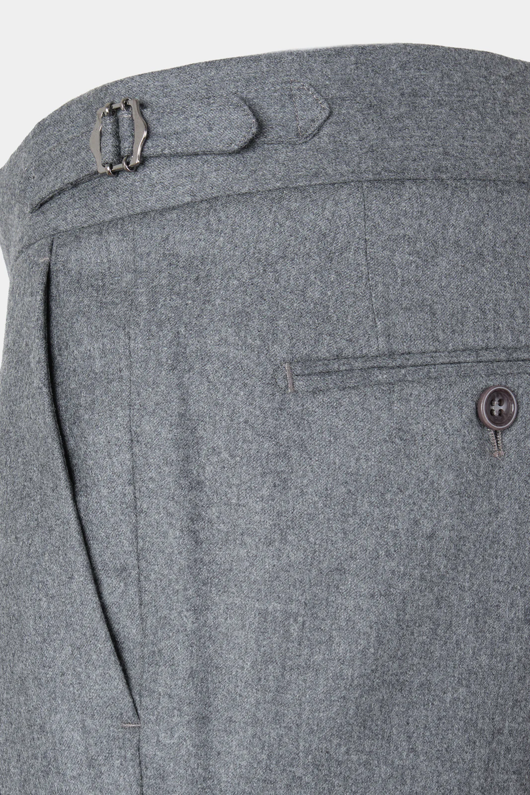 Pantalon à patte de serrage - Gris clair - Image 4