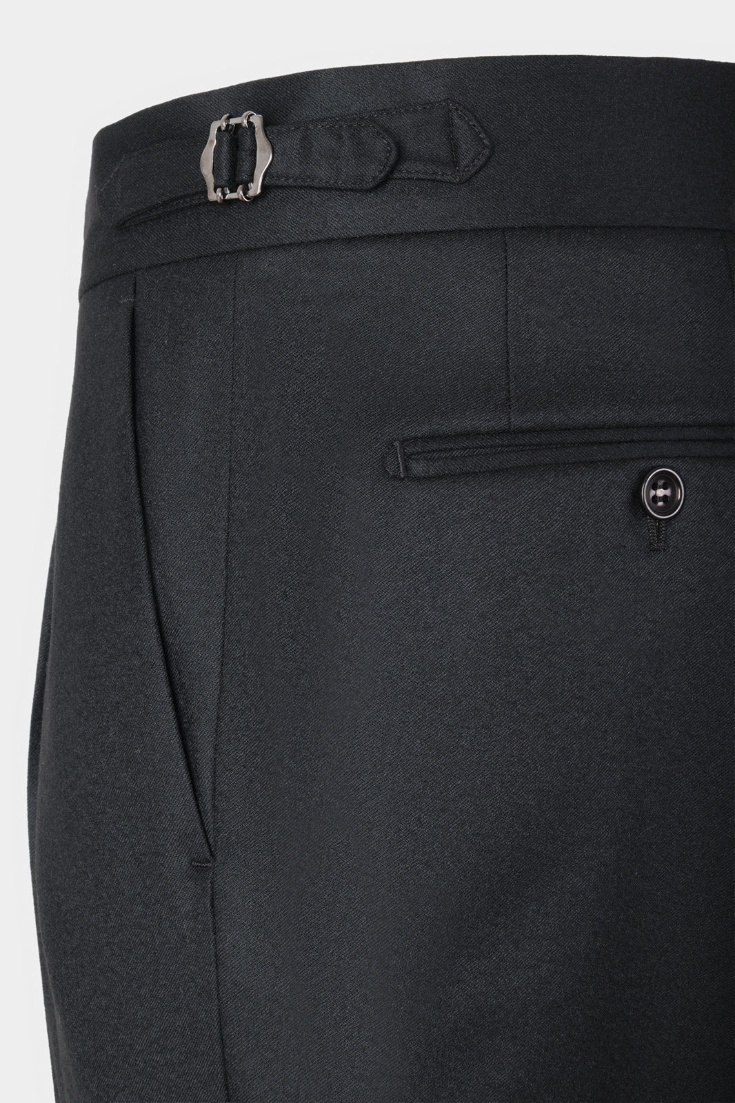 Pantalon à patte de serrage - Noir - Image 4