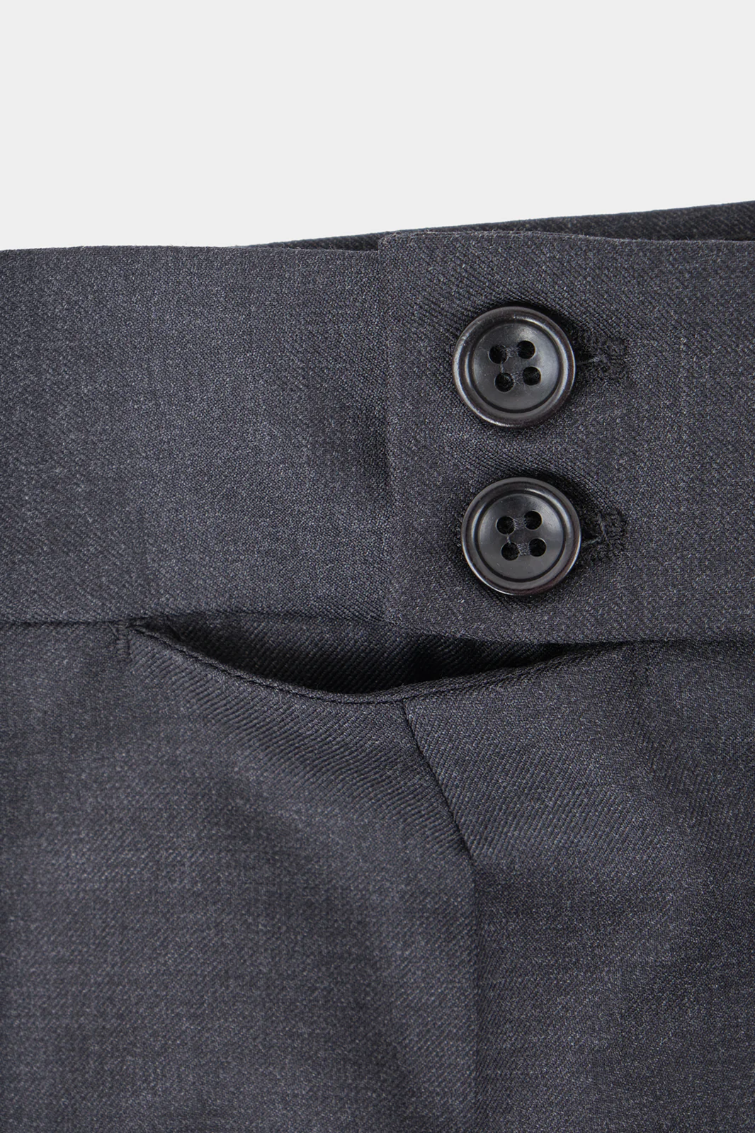 Pantalon à pince oversize - Gris - Image 4