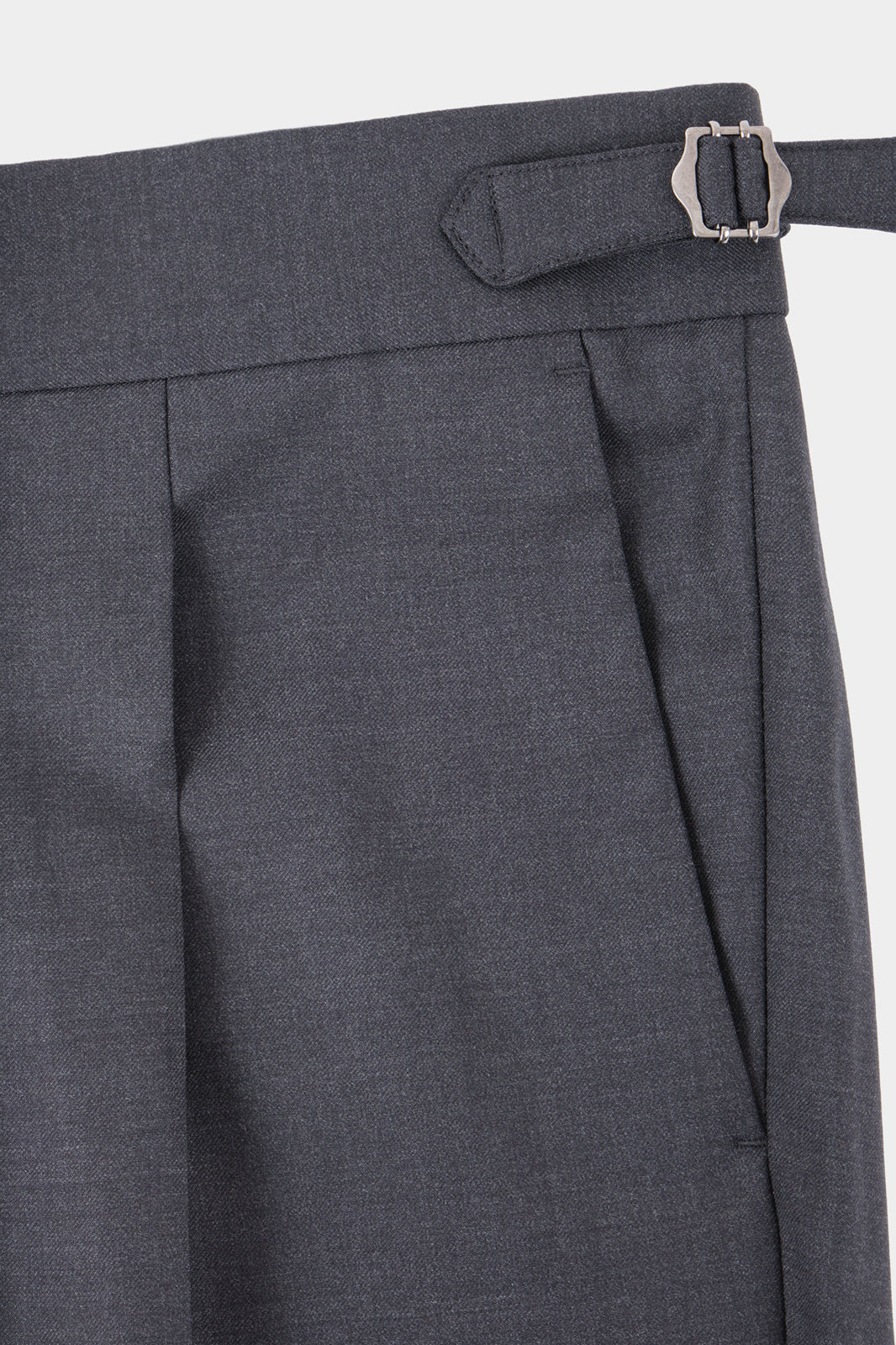 Pantalon à pince oversize - Gris - Image 5