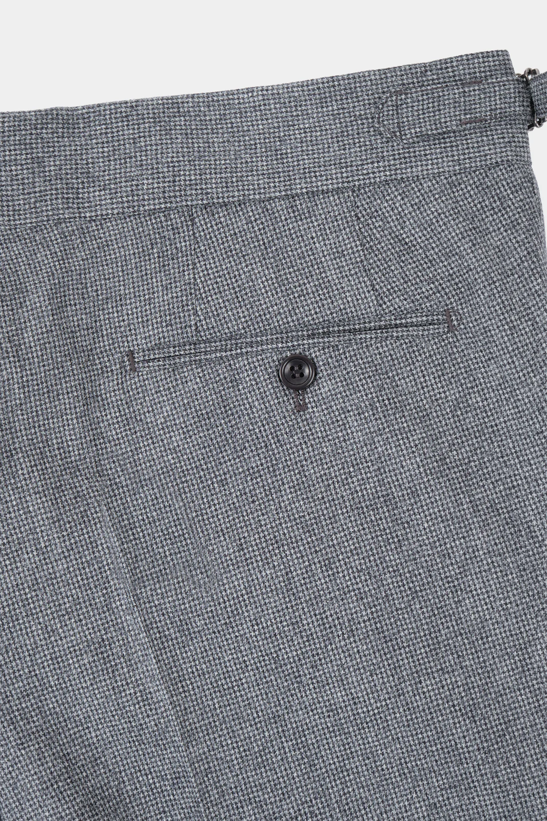 Pantalon à pinces oversize - Gris pied de poule - Image 3