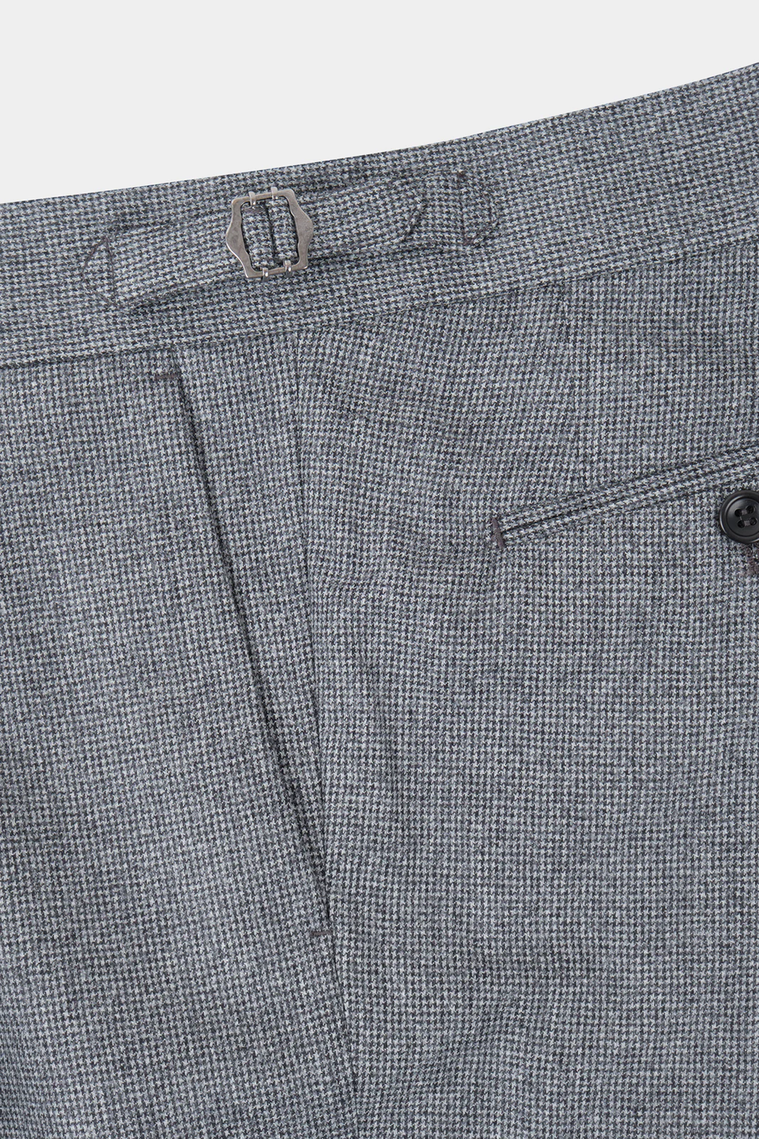 Pantalon à pinces oversize - Gris pied de poule - Image 4