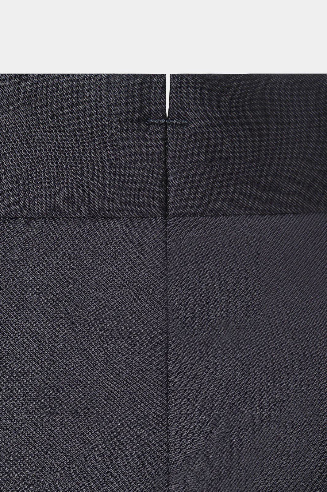 Pantalon cargo en laine stretch - Marine - Image 5