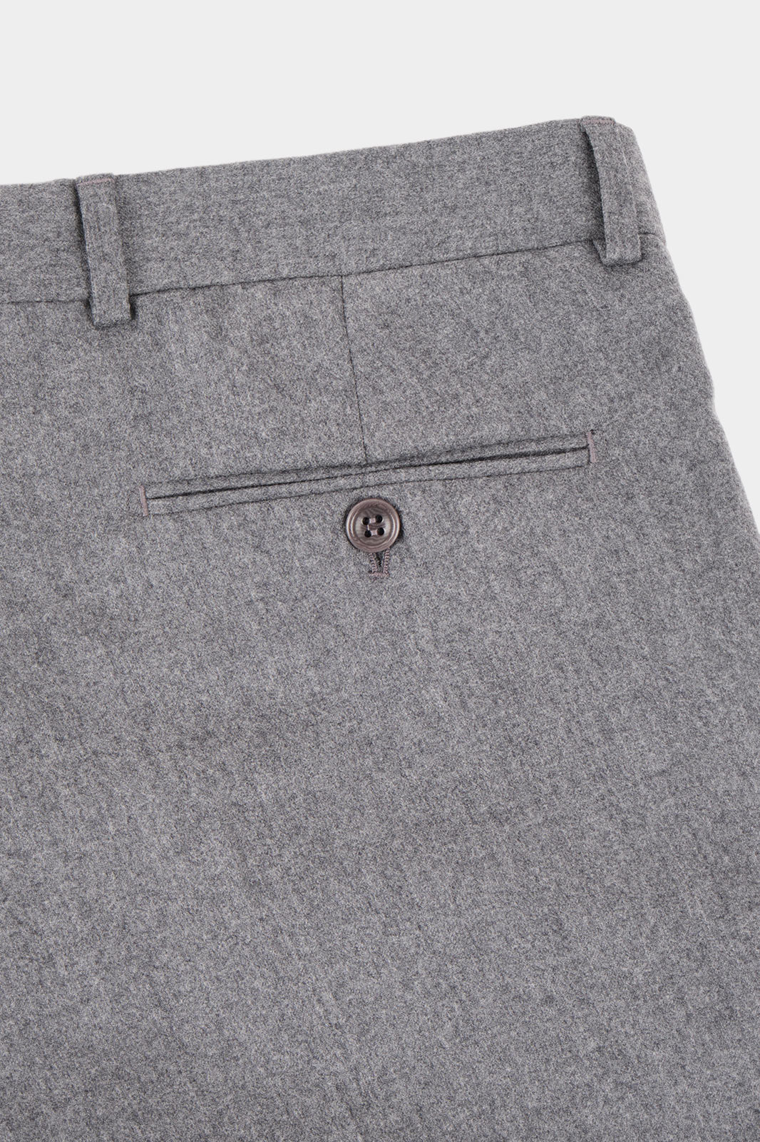 Pantalon classique flanelle - Gris clair - Image 3