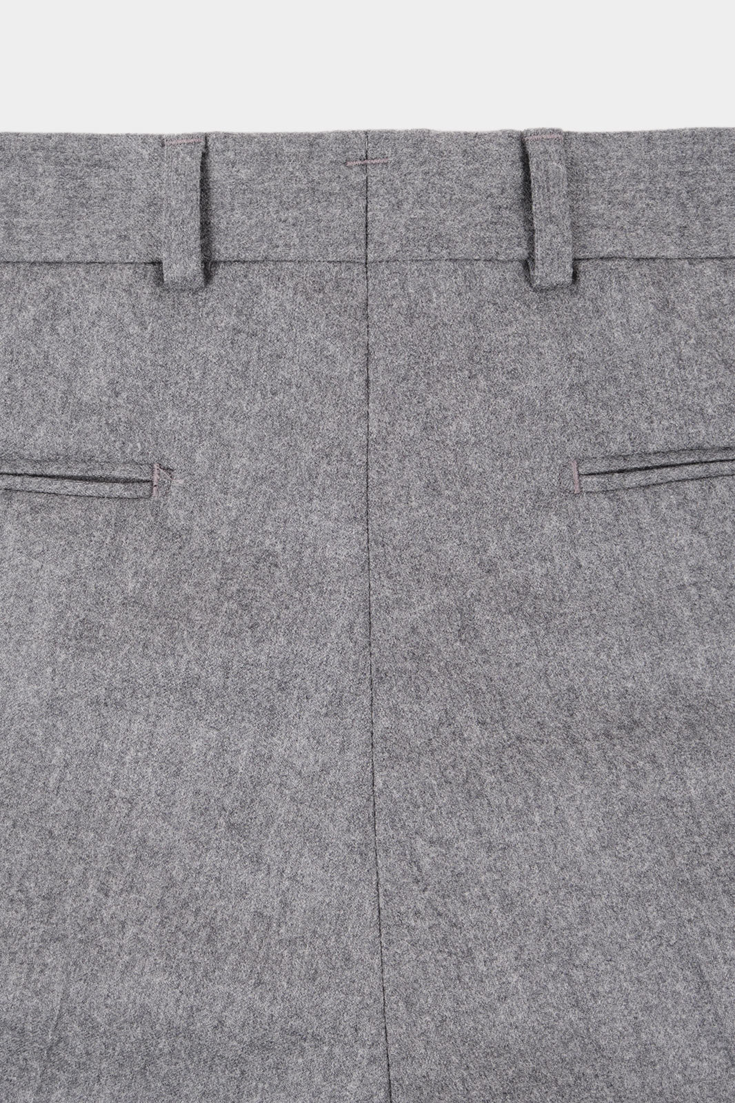 Pantalon classique flanelle - Gris clair - Image 4