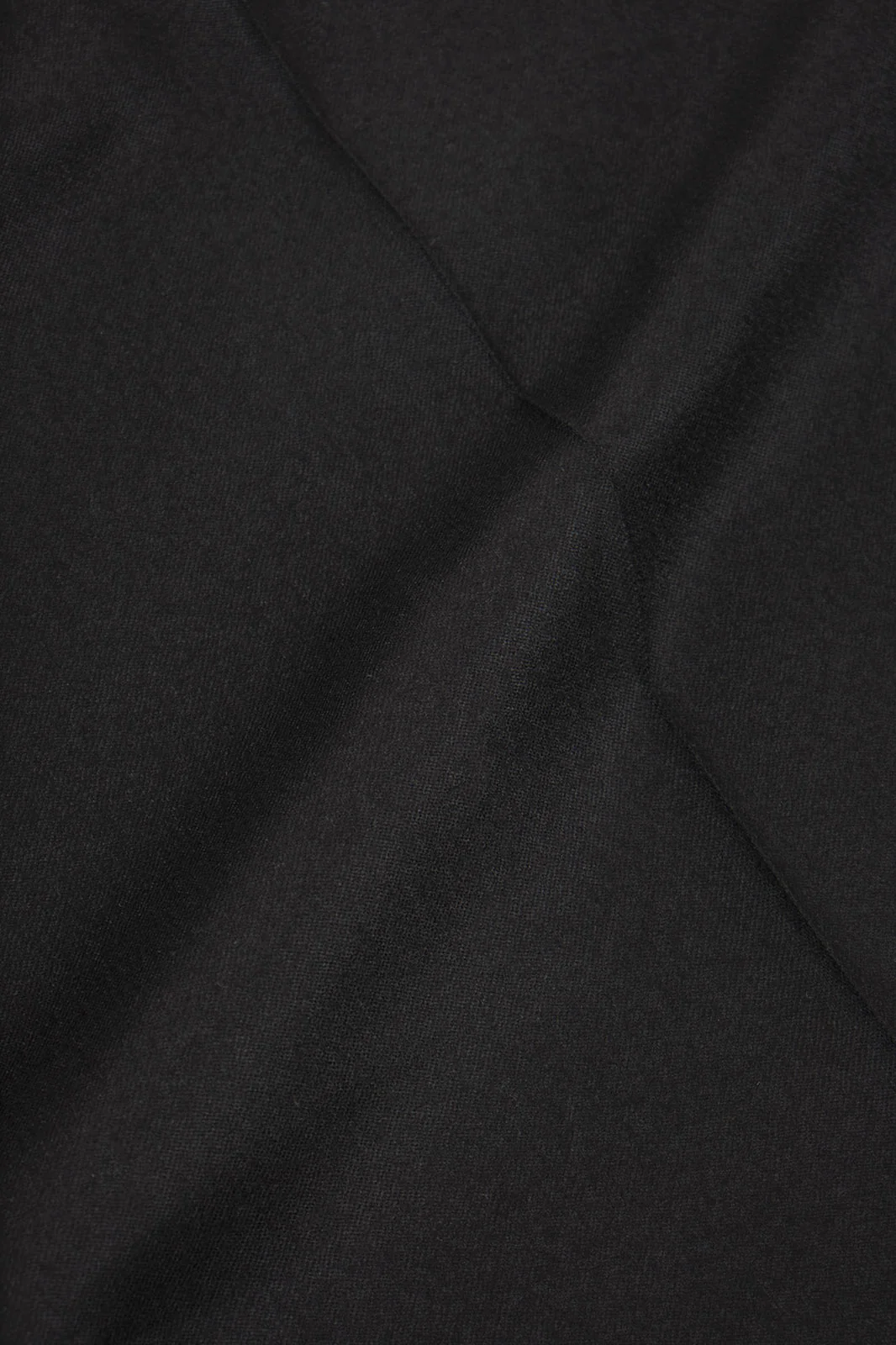 Pantalon large flanelle - Noir - Image 6