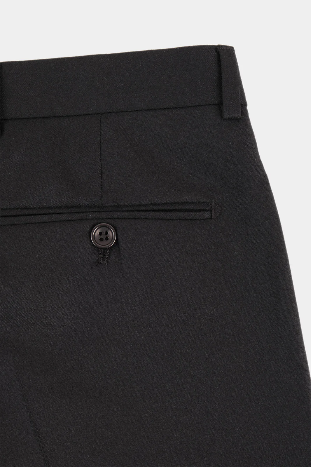 Pantalon classique flanelle - Noir - Image 3