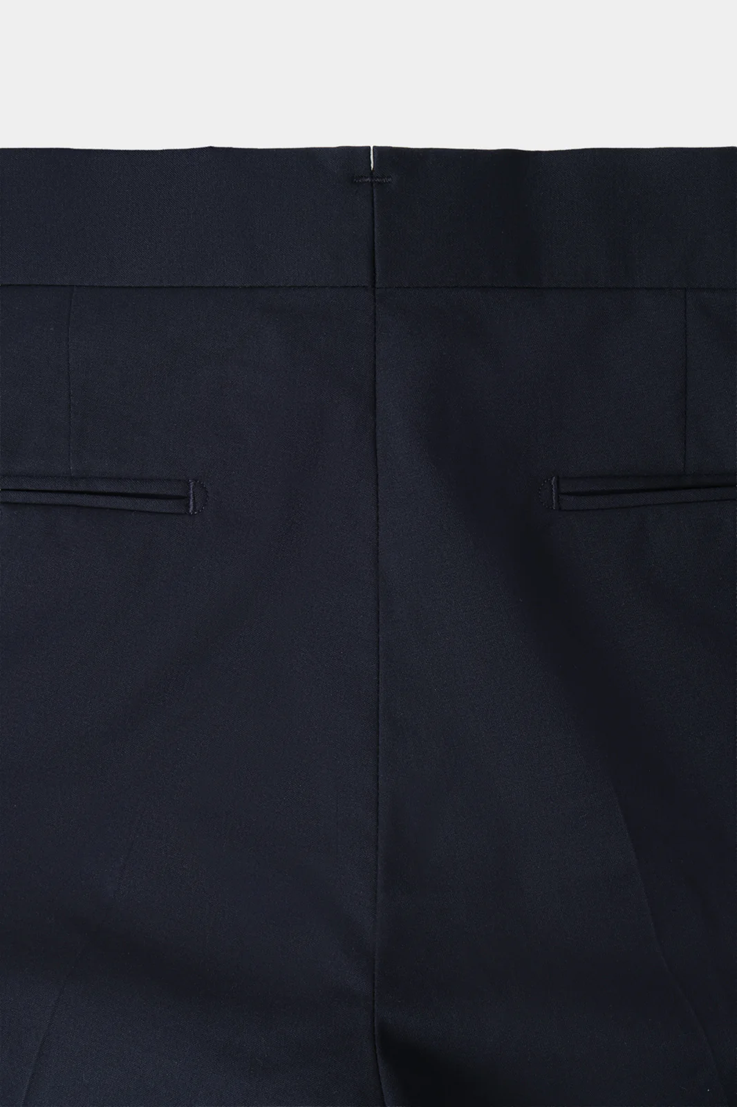Pantalon en coton à patte de serrage - Marine - Image 4