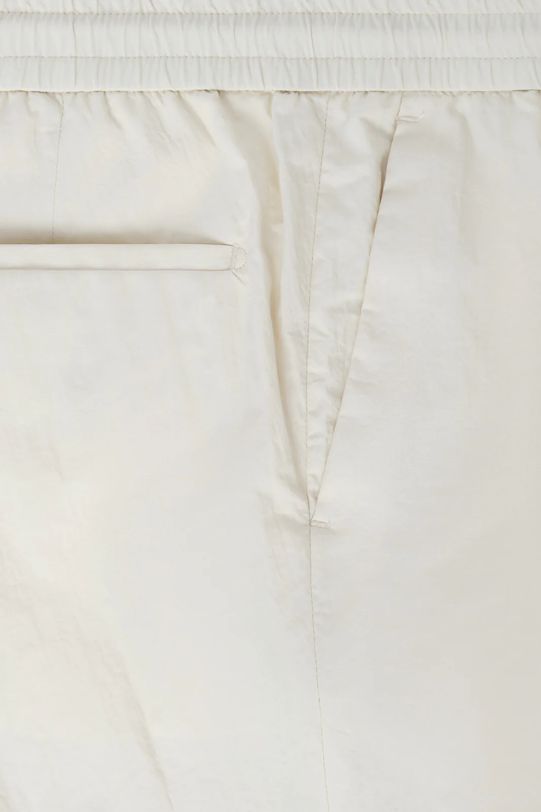 Pantalon Jog Crush en Nylon froissé - Vanille - Image 3