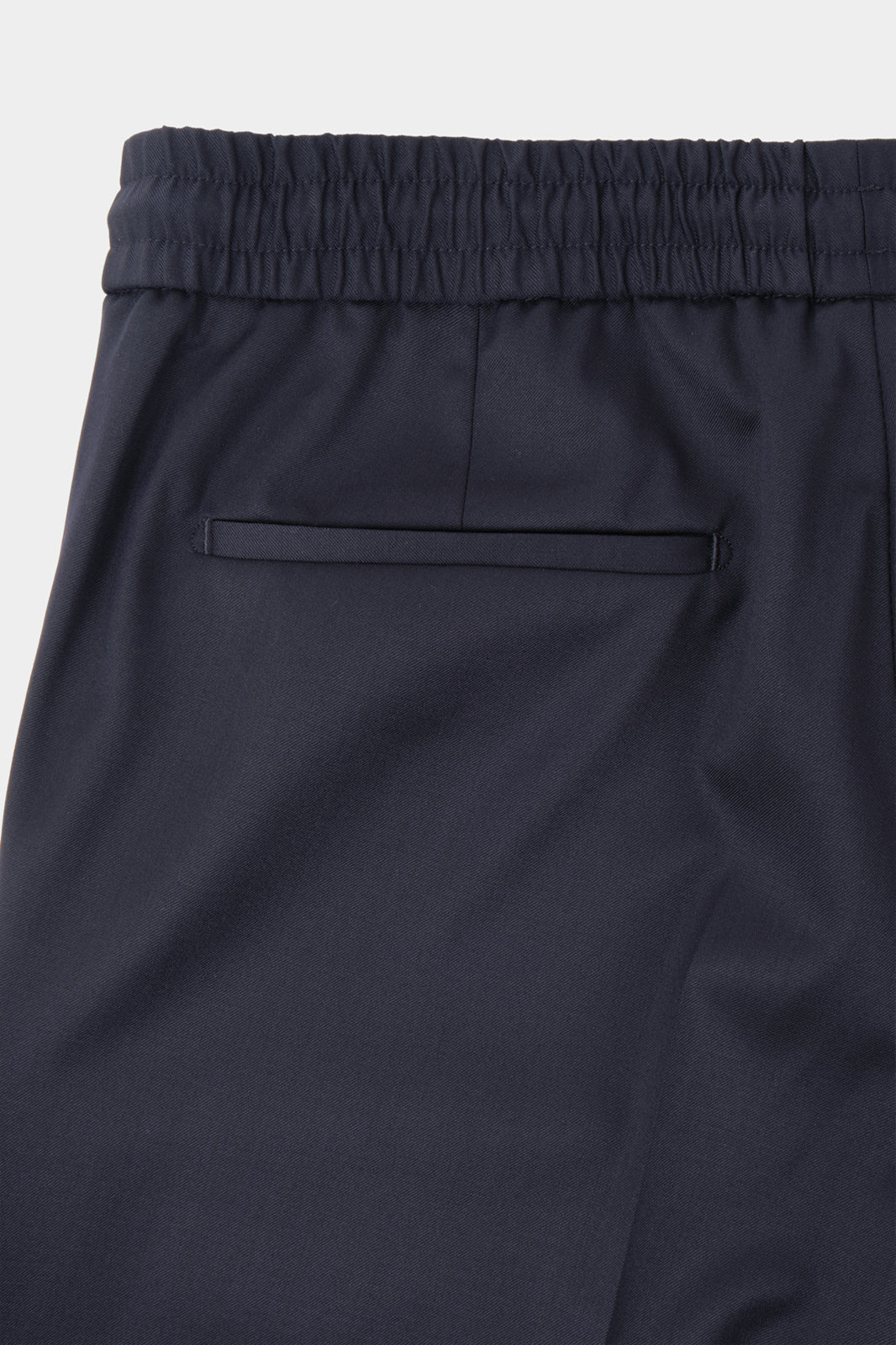 Pantalon jogpant en laine oversize - Marine - Image 3