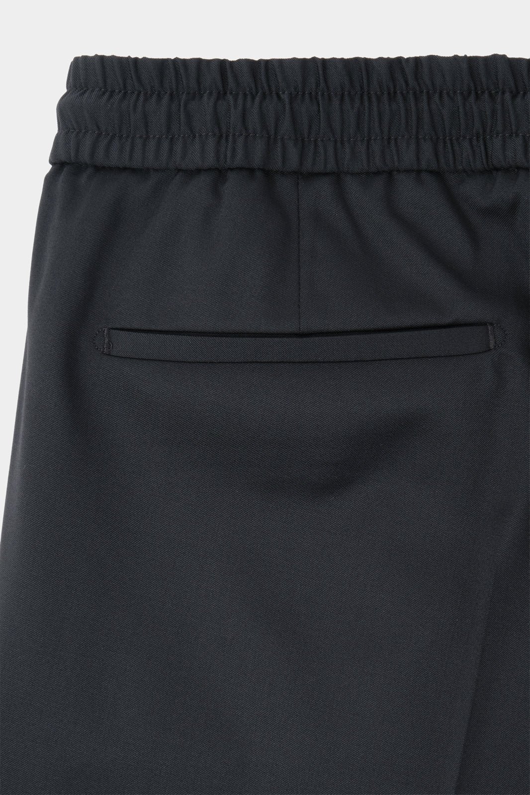 Pantalon jogpant en laine oversize - Noir - Image 3