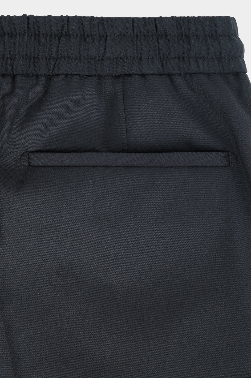 Pantalon jogpant en laine stretch - Noir - Image 3