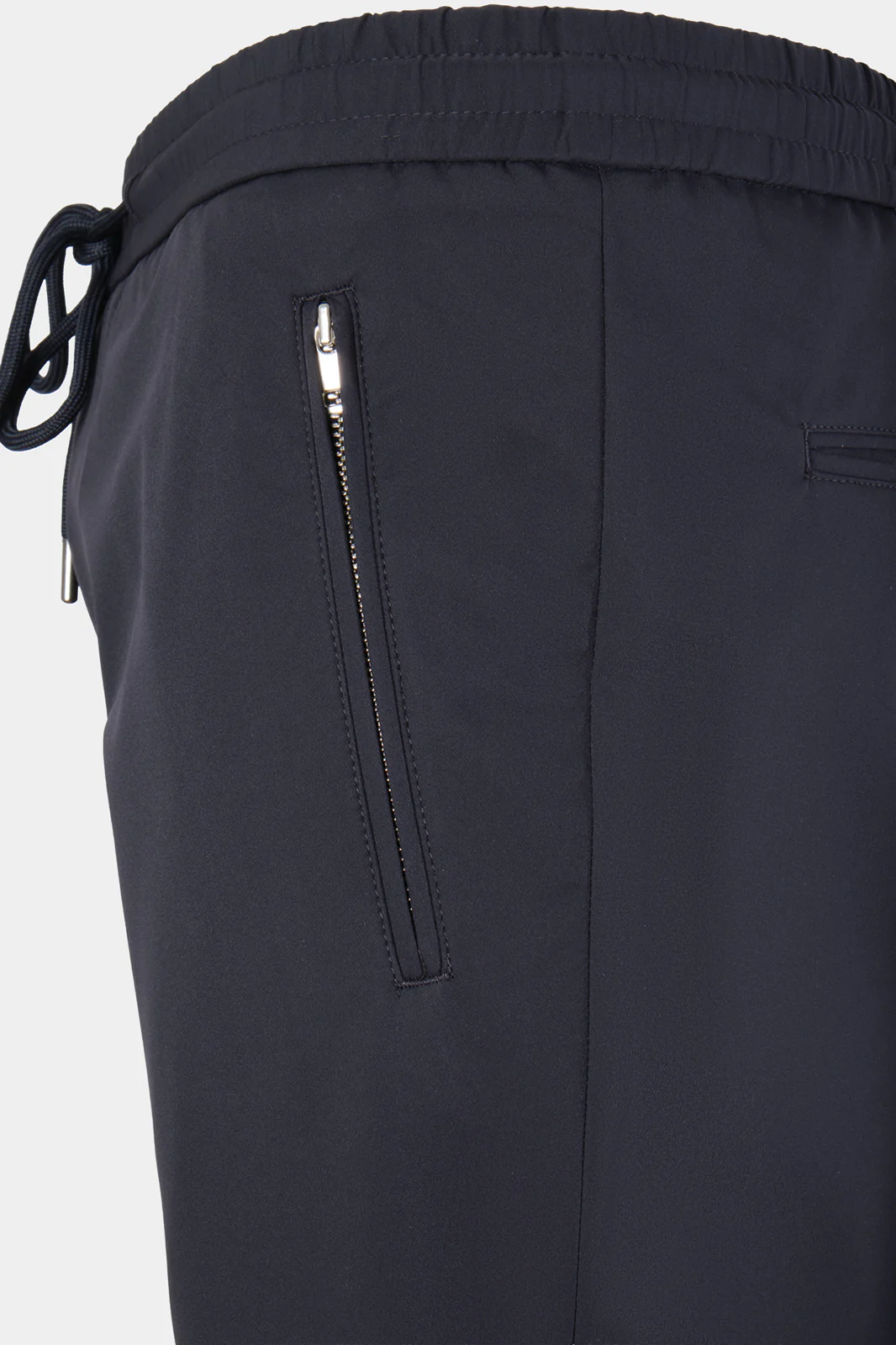 Pantalon jogpant technique poches zippées - Marine - Image 3