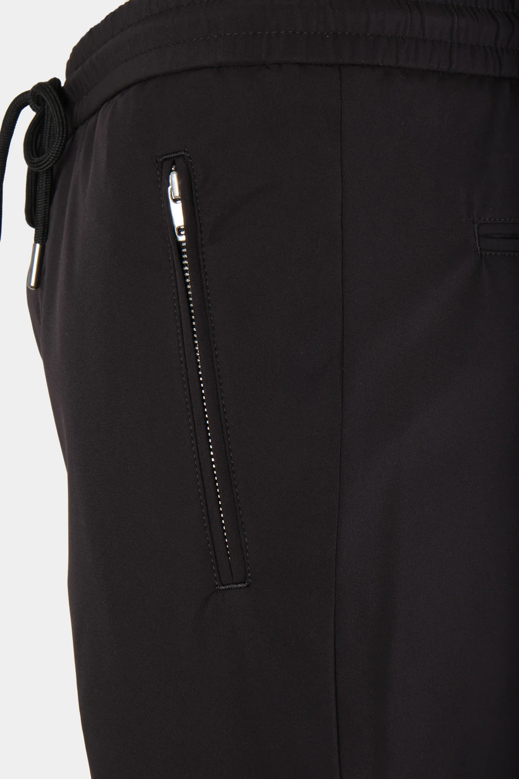 Pantalon jogpant technique poches zippées - Noir - Image 3