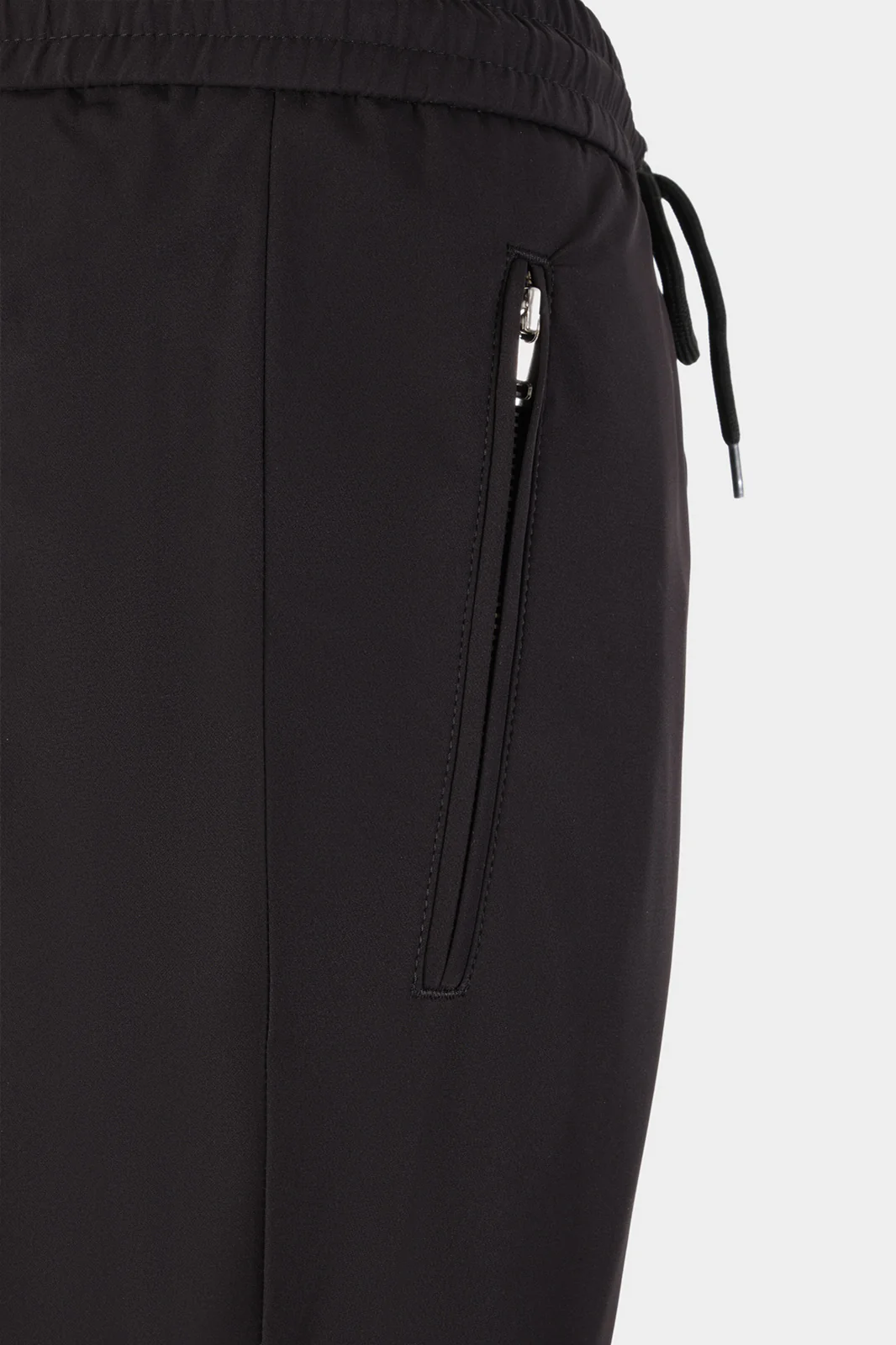 Pantalon jogpant technique poches zippées - Noir - Image 4
