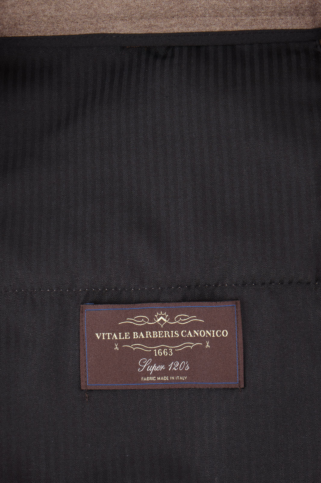 Pantalon large flanelle - Beige - Image 6