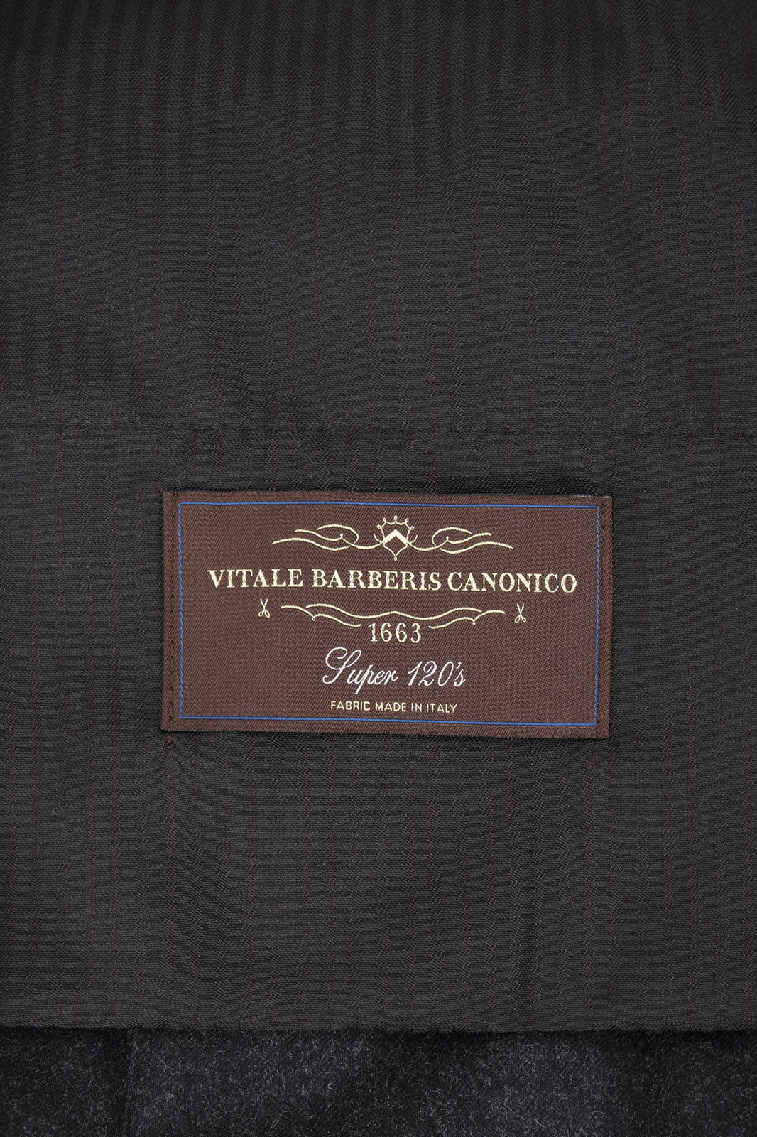 Pantalon large flanelle - Gris anthracite - Image 5