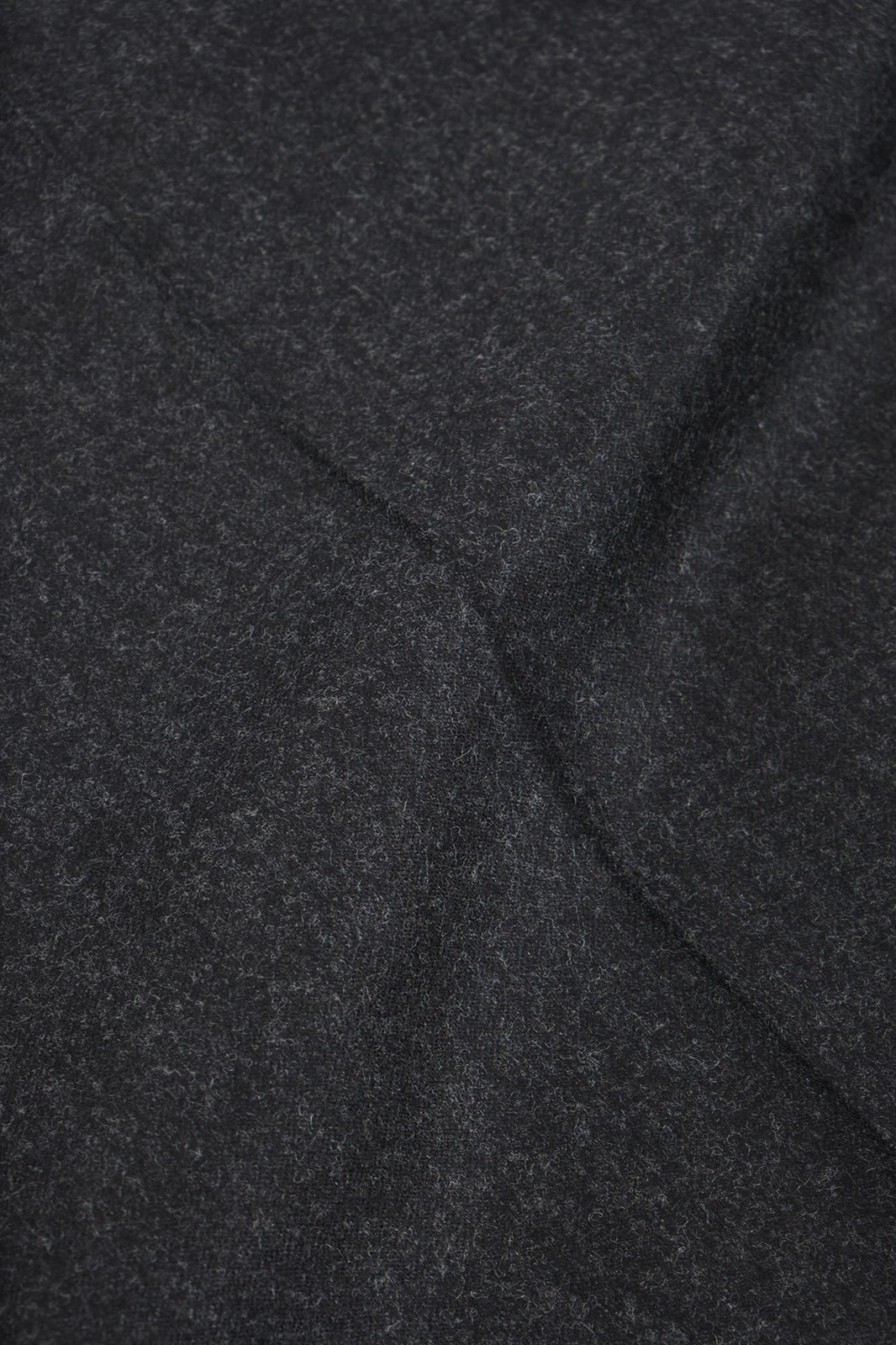 Pantalon large flanelle - Gris anthracite - Image 6