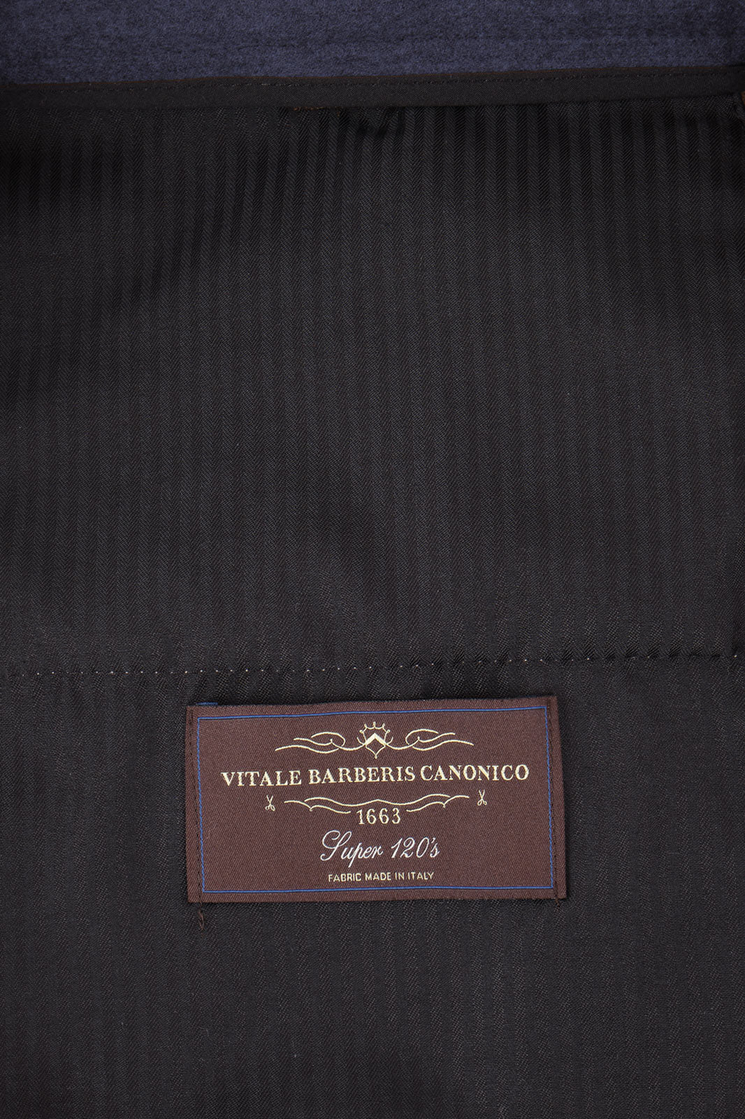 Pantalon large flanelle - Marine - Image 6