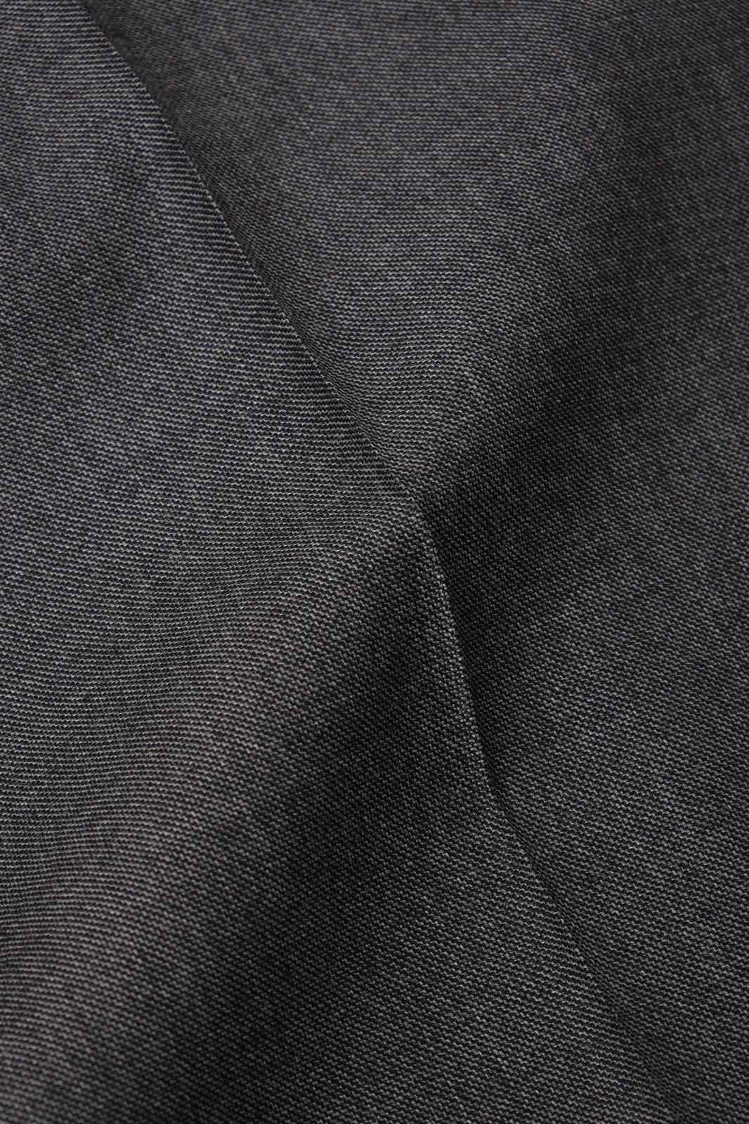 Pantalon à patte de serrage 1 pli - Gris fil à fil - Image 5
