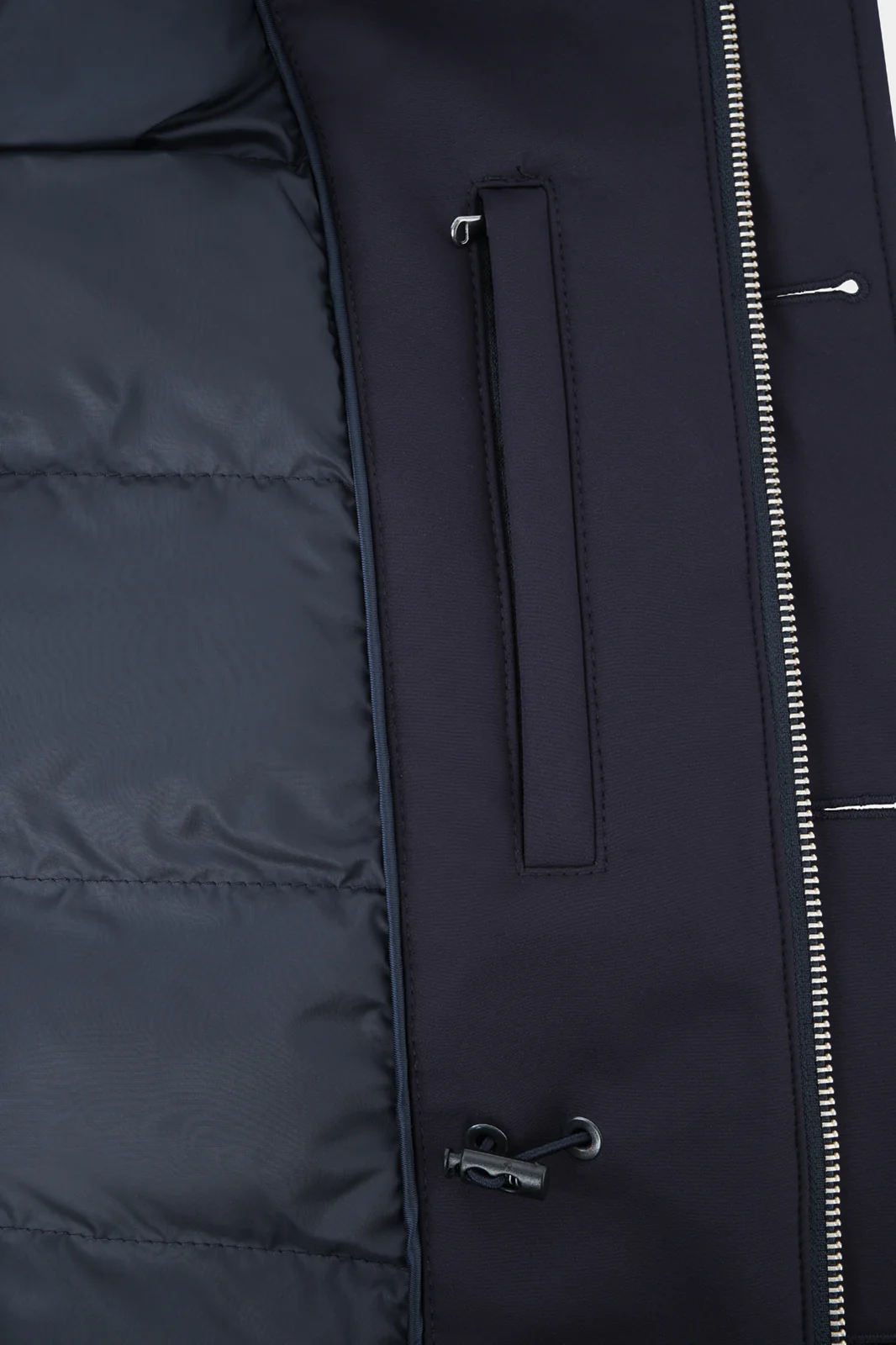 Parka saharienne épaisse à capuche amovible - Marine - Image 5