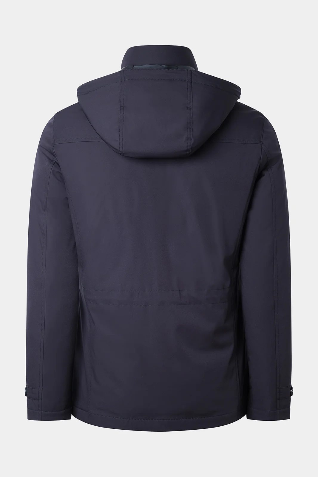 Parka saharienne épaisse à capuche amovible - Marine - Image 6