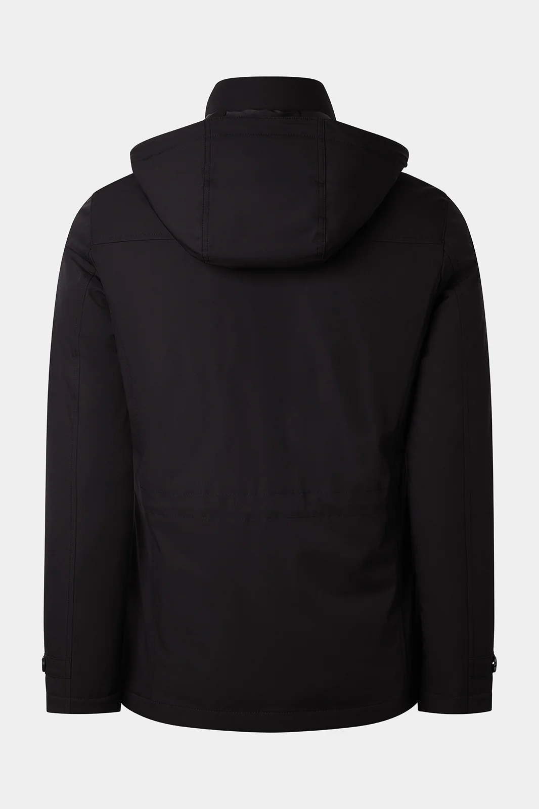 Parka saharienne épaisse à capuche amovible - Noir - Image 5