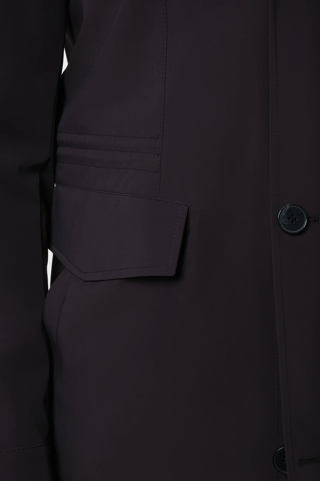 Parka saharienne non doublée - Noir - Image 5