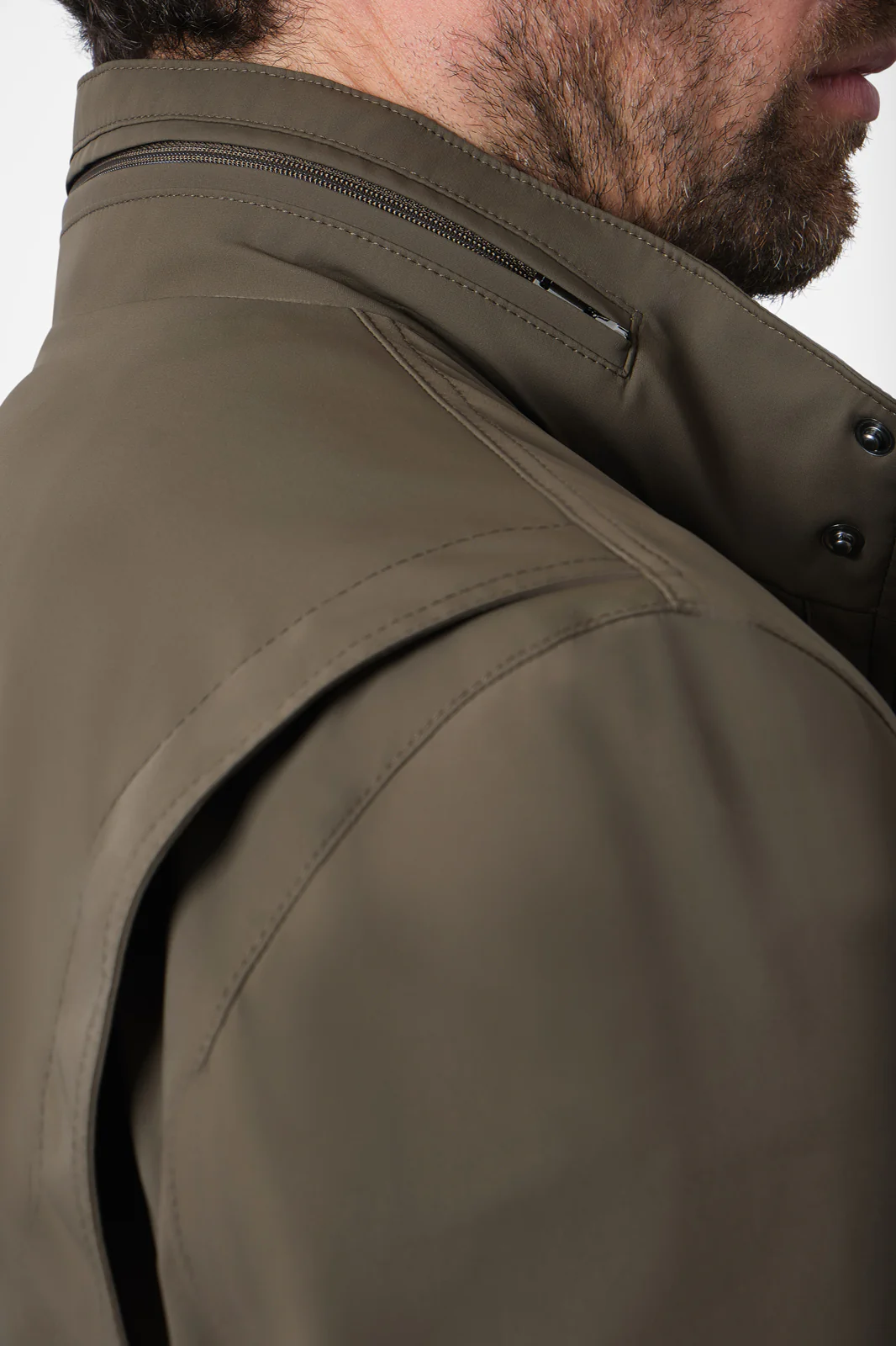 Parka saharienne non doublée - Kaki - Image 3