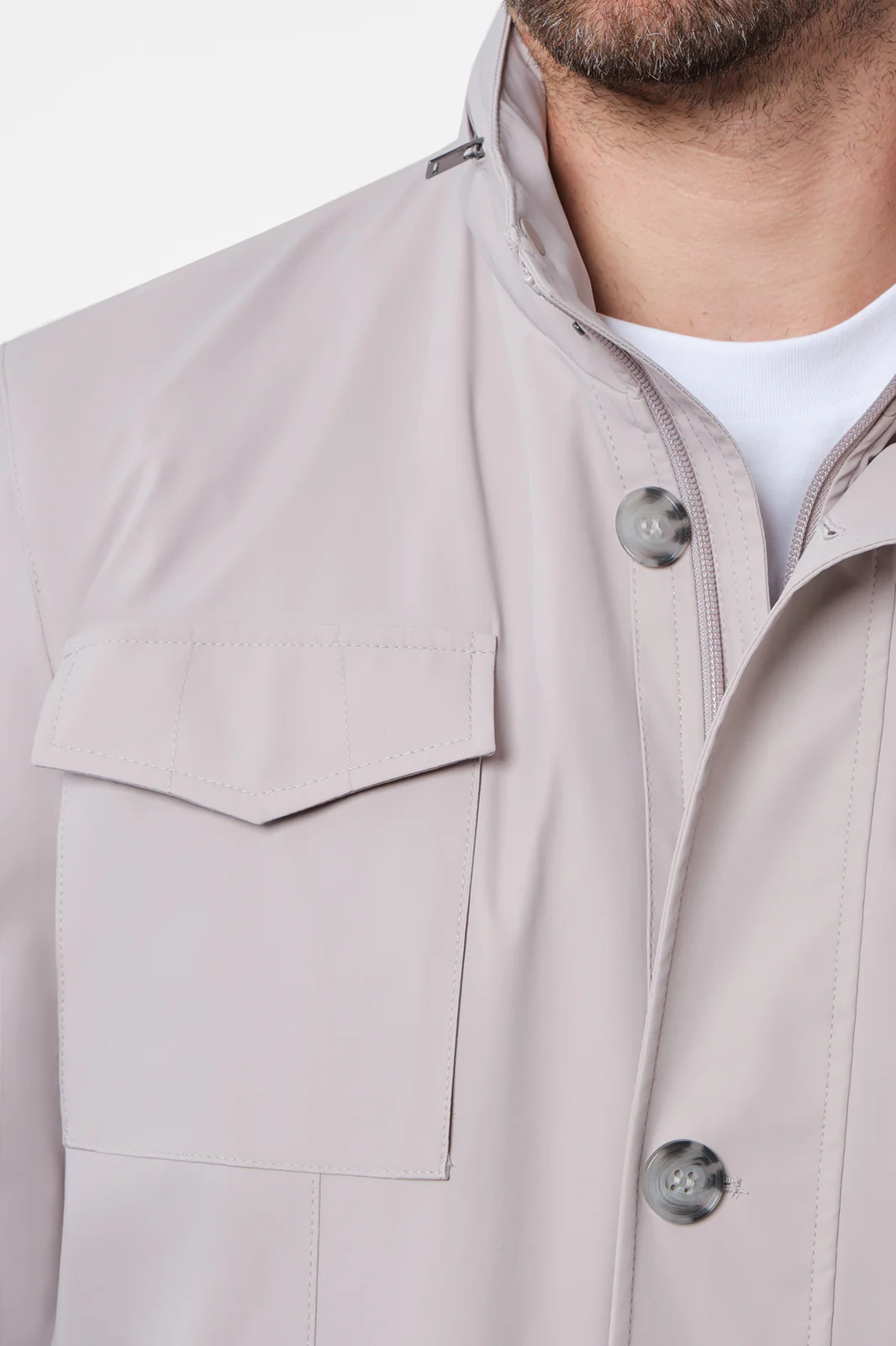 Parka saharienne non doublée - Stone - Image 3