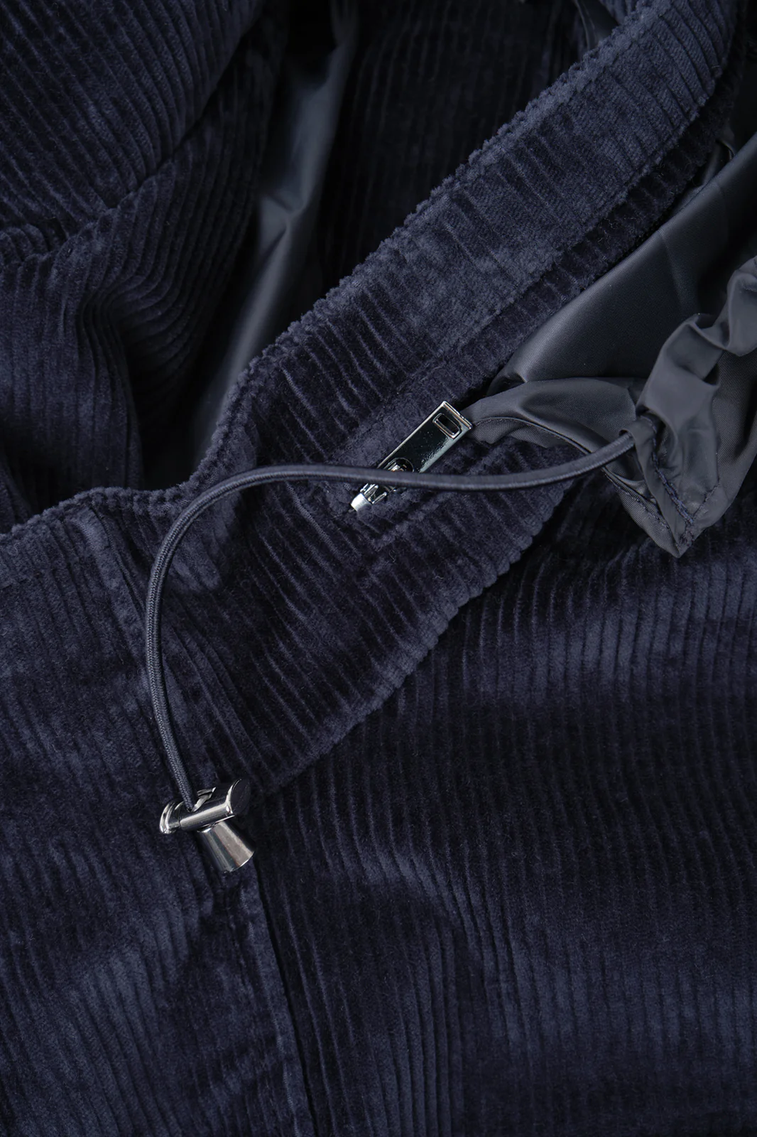 Parka Saharienne velours côtelé - Marine - Image 4