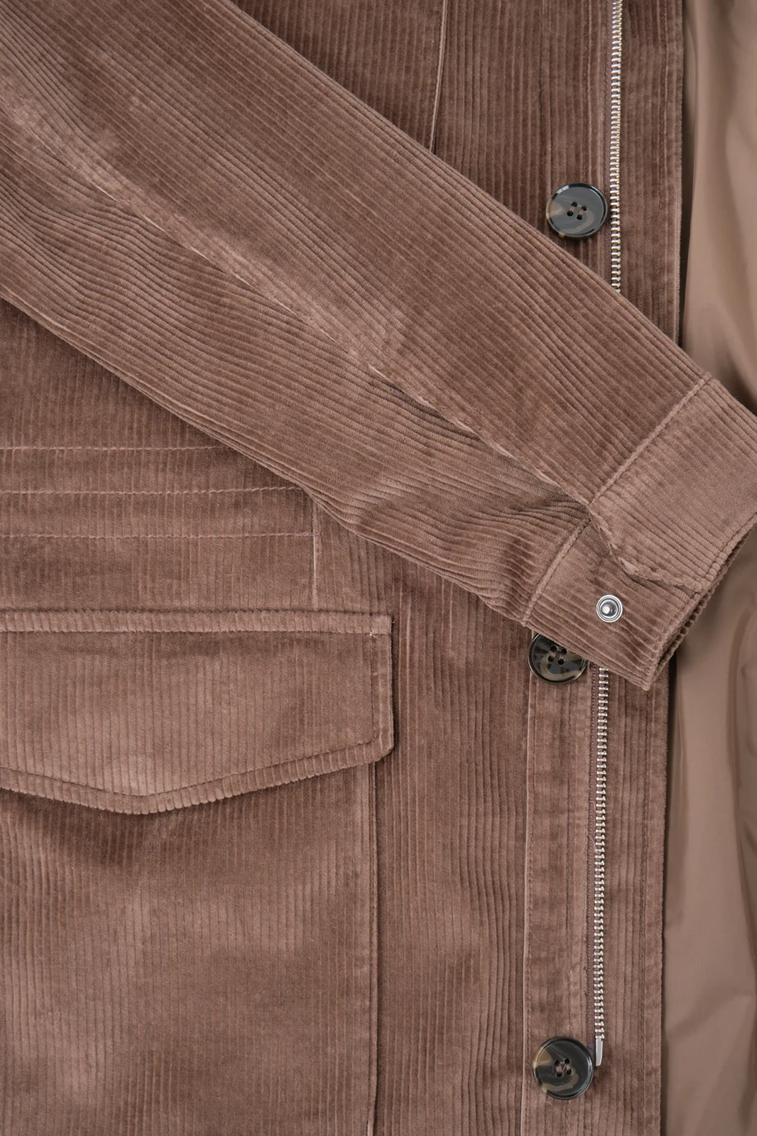 Parka Saharienne velours côtelé - Marron - Image 6