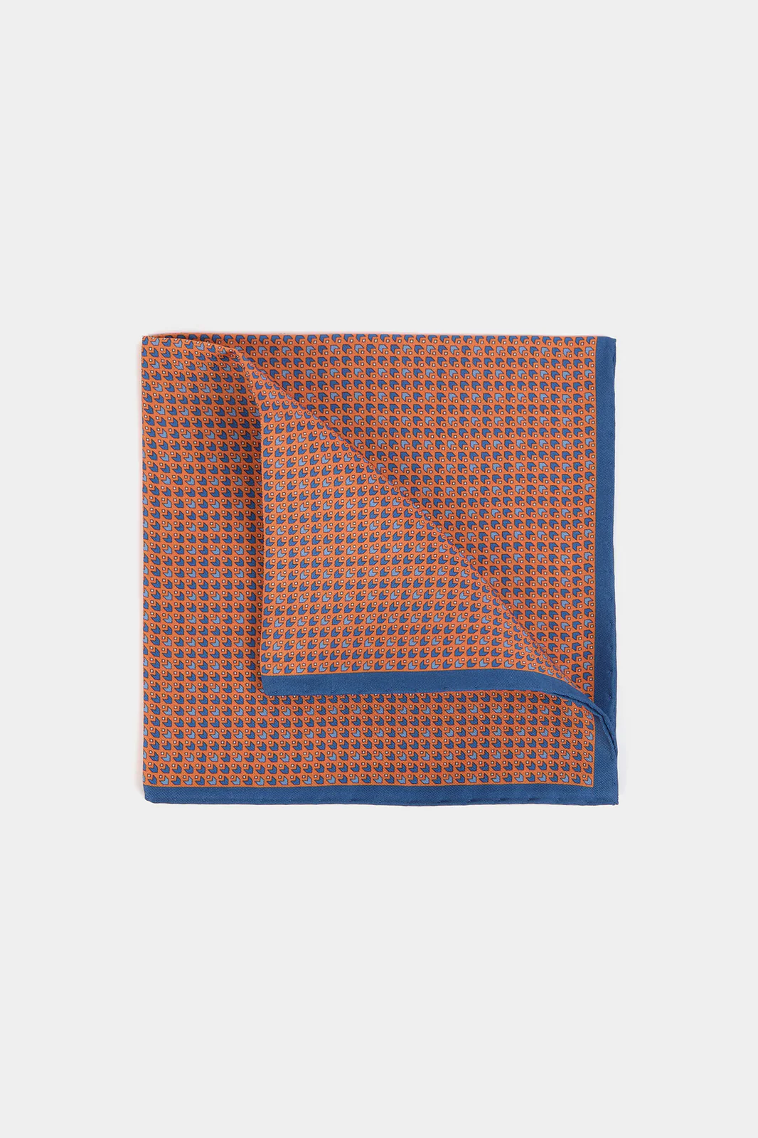 Pochette fond orange à motif flèches ciel