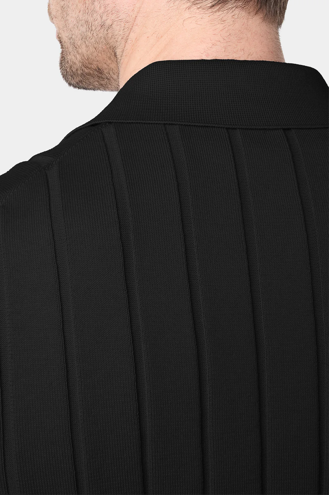 Polo chemise - Noir - Image 5