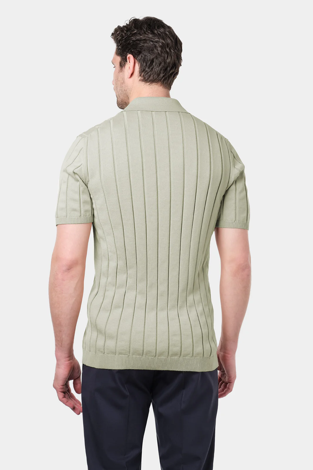 Polo chemise - Sauge - Image 3
