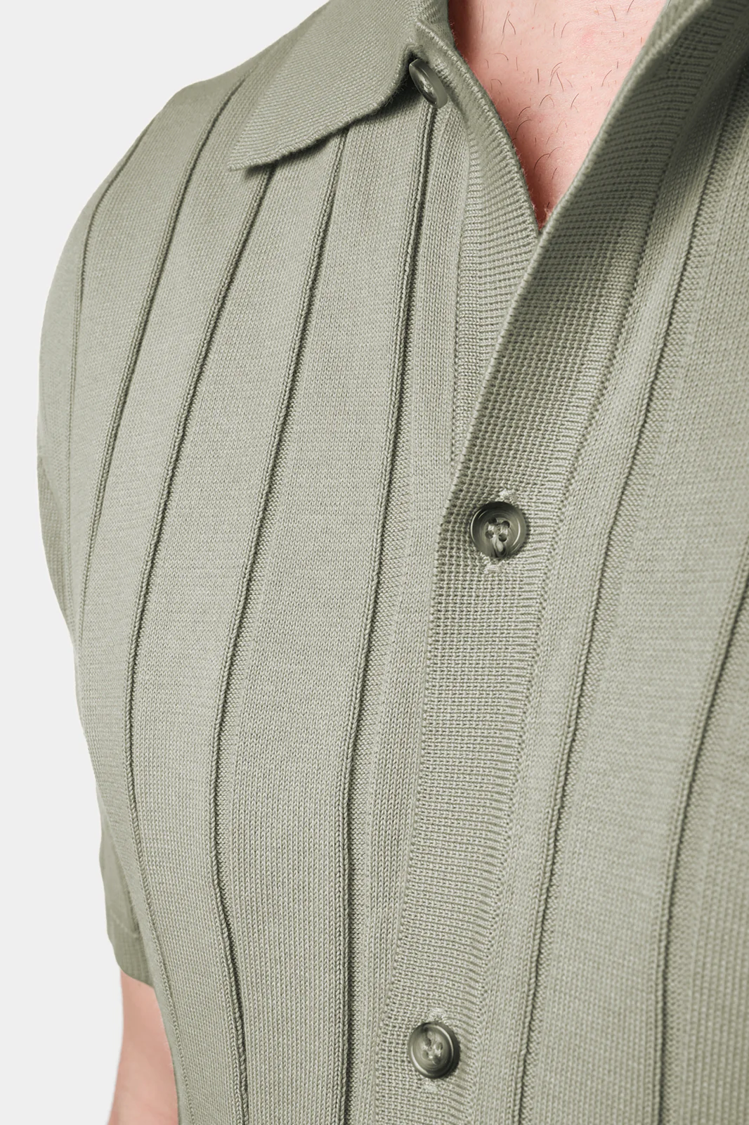 Polo chemise - Sauge - Image 4