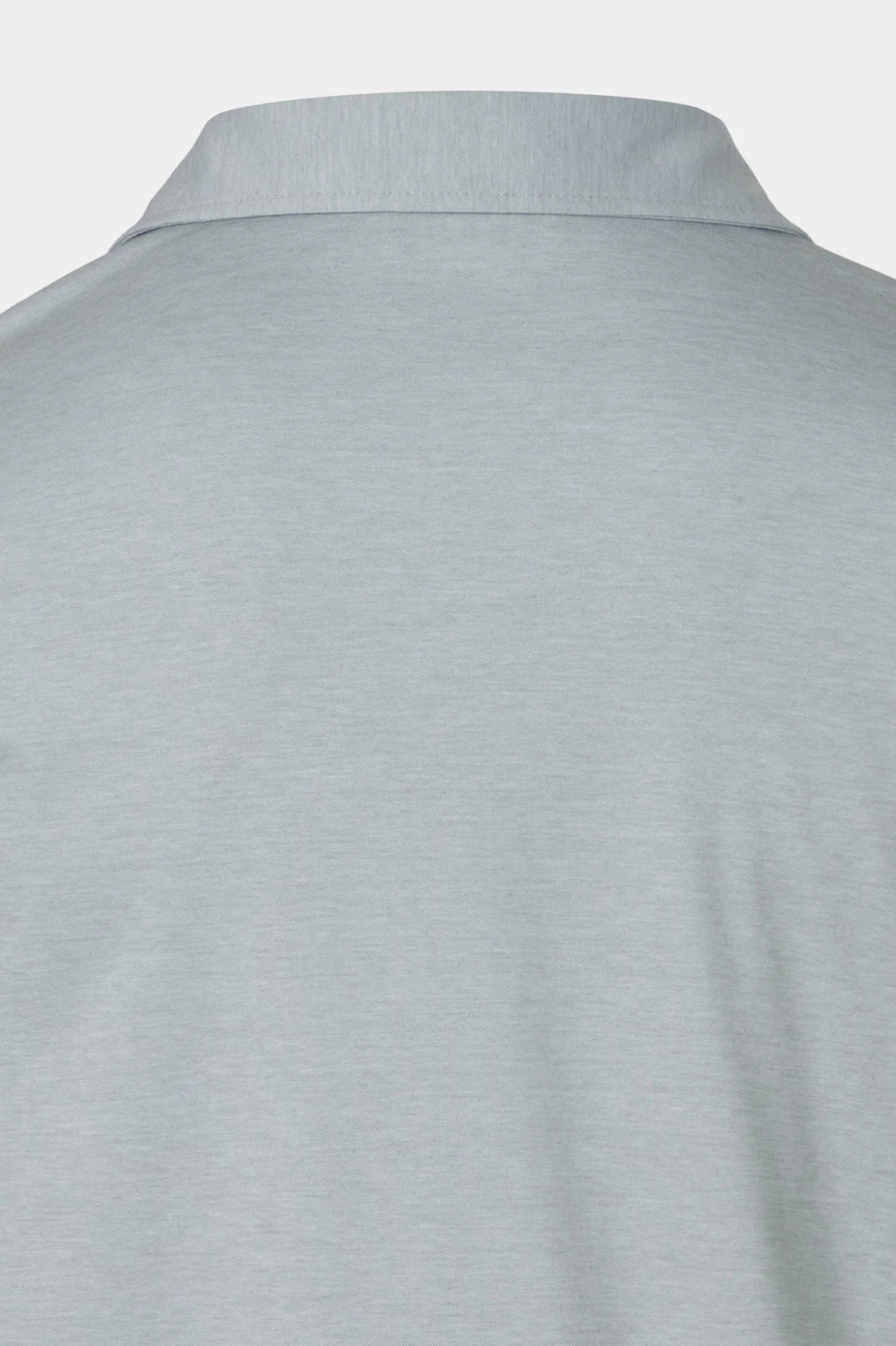 Polo en coton jersey - Sauge - Image 3
