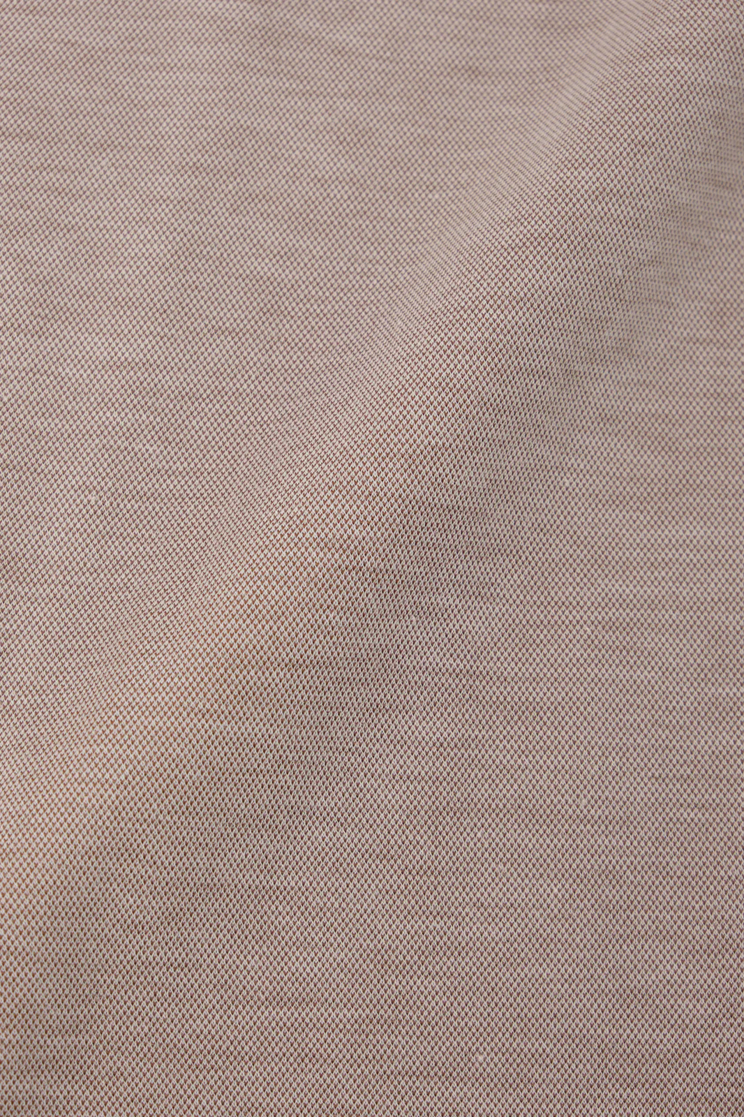 Polo en coton jersey - Taupe - Image 5