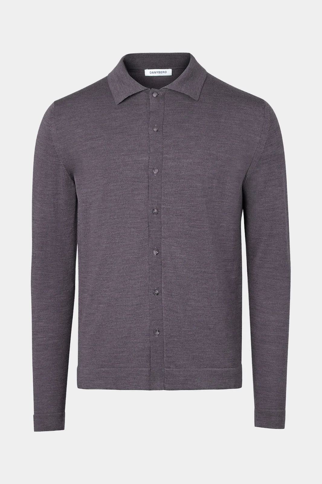 Pull chemise - Gris anthracite