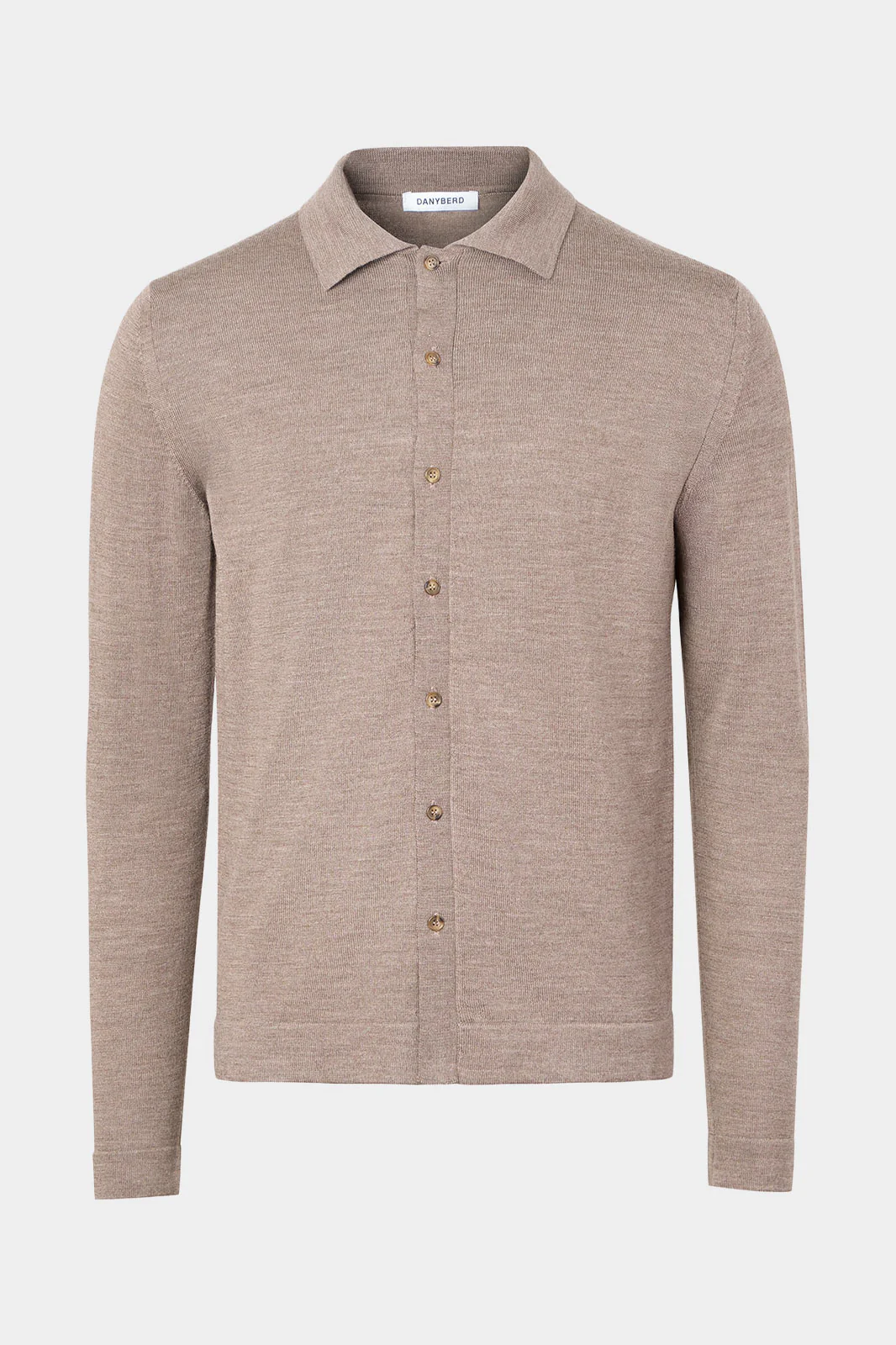 Pull chemise - Taupe
