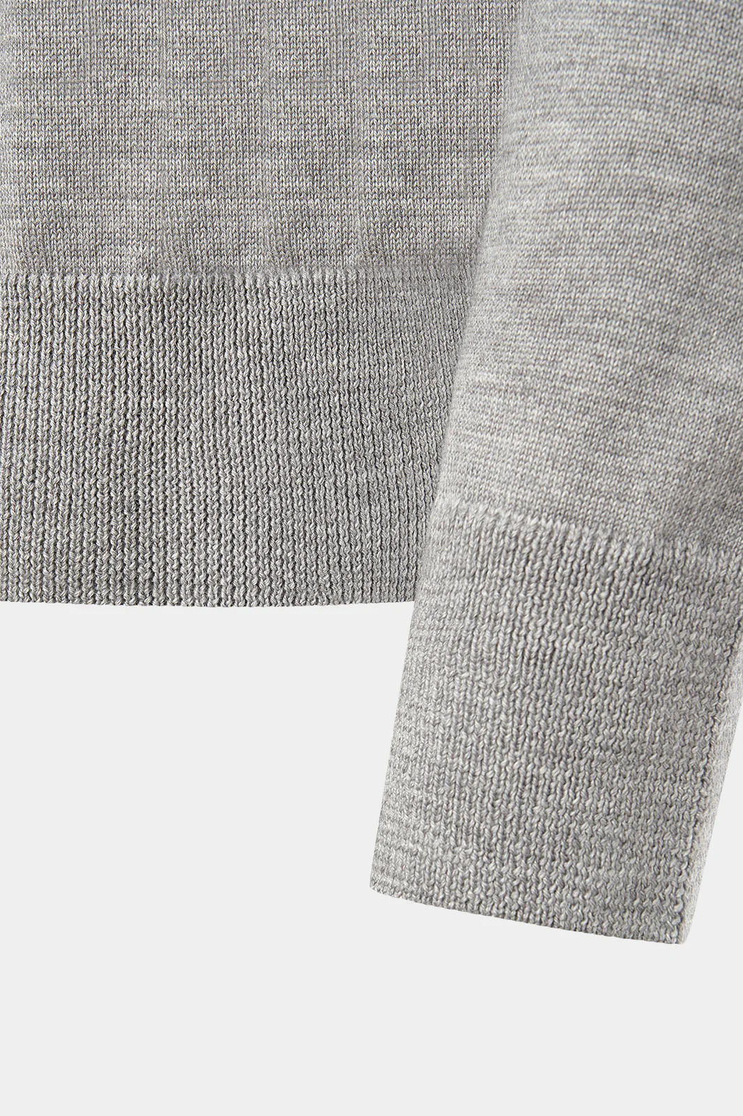 Pull col polo - Gris - Image 3