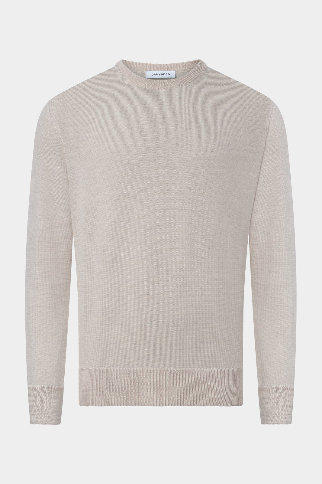 Pull col rond - Beige
