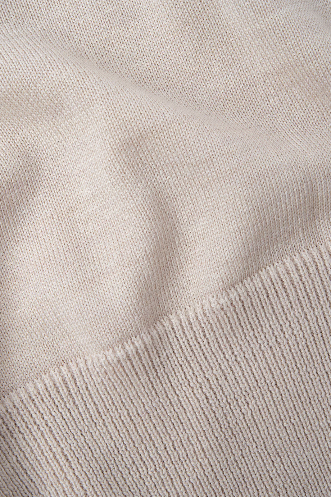 Pull col rond - Beige - Image 4