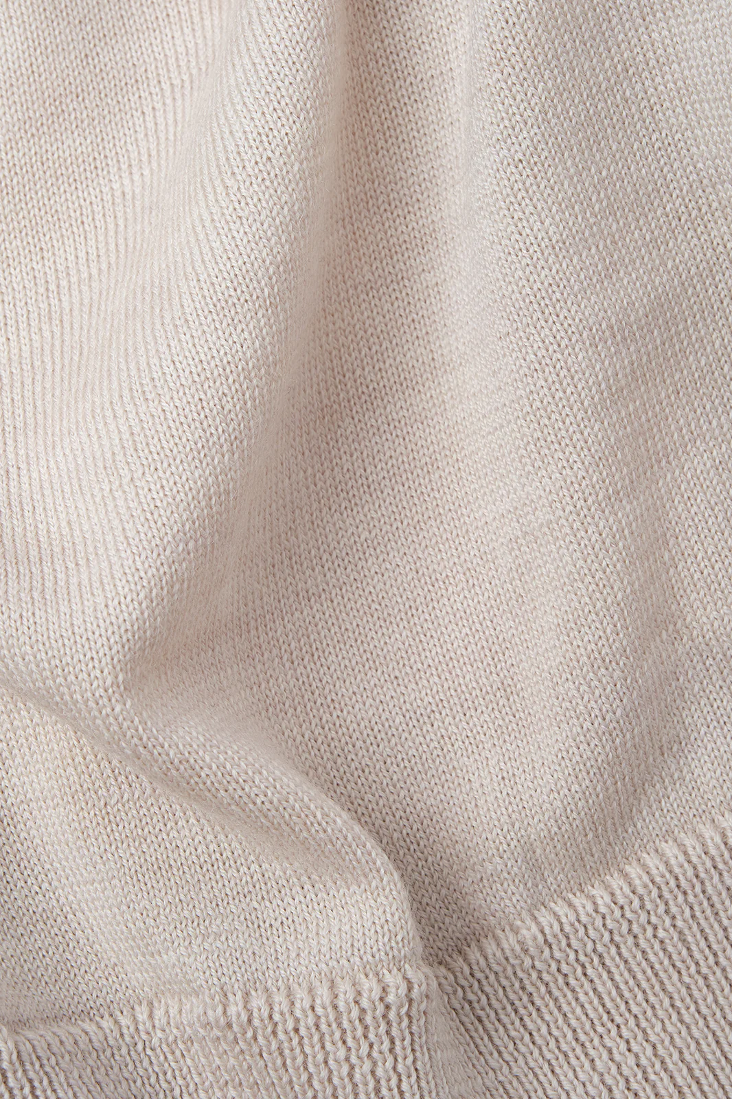 Pull col roulé - Beige - Image 4