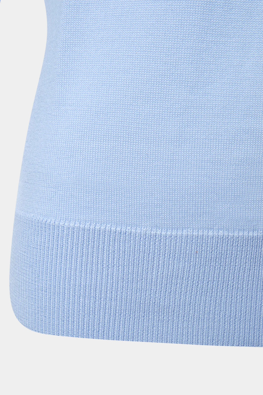Pull col roulé - Bleu ciel - Image 3