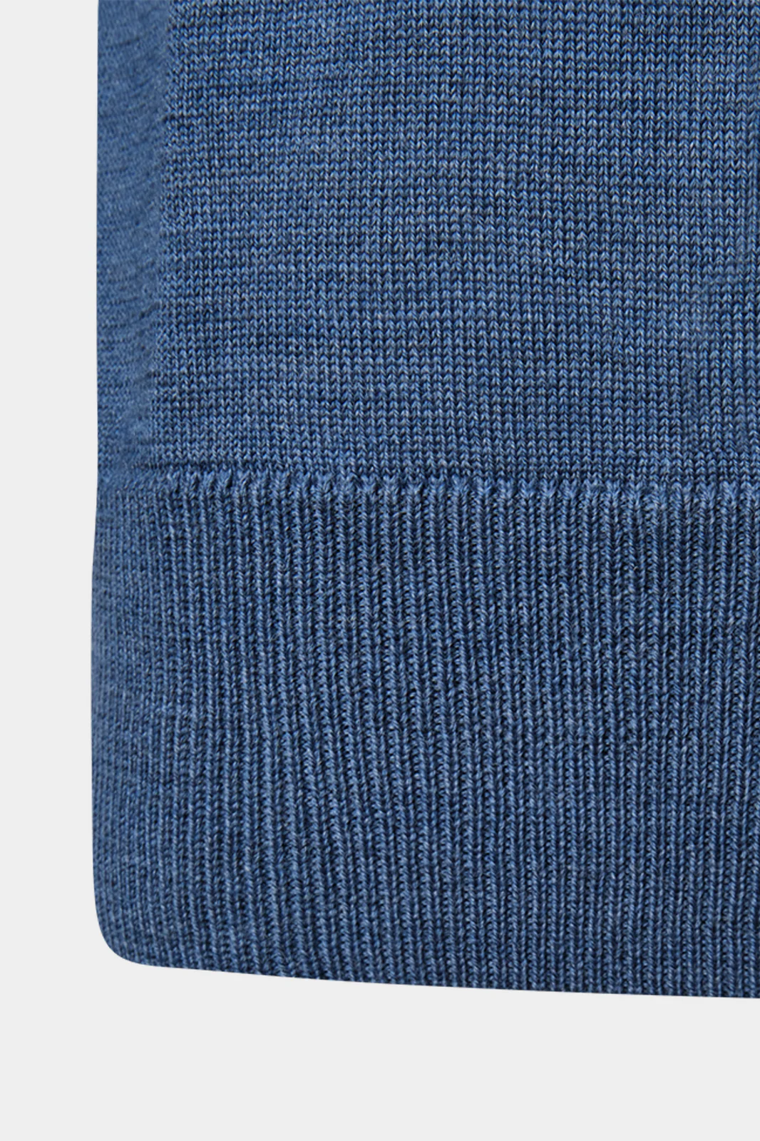 Pull col roulé - Bleu jeans - Image 3
